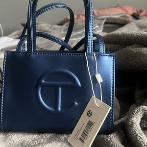 NEVER WORN:  New cobalt Telfar bag with tag and dust bag